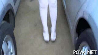 wanna see this barely legal teen slut fucked rough in socks pov?