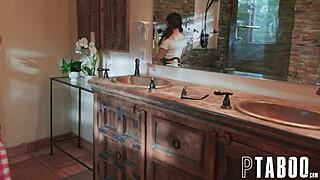 stepsis leana lovings hides glasses for petite pov taboo tit fuck with nathan