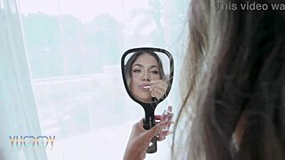 gaby oliveira's bubble butt takes first double penetration from three studs