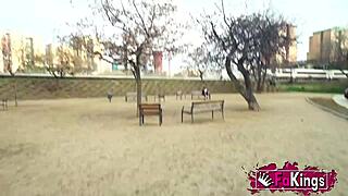 Hey mei's out there sucking random cock bent over while riding another in public outdoor fun