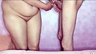 Arab wife takes thick cum deep in her tight ass