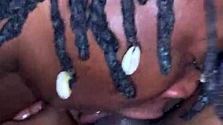 bbw ebony neighbor flashes huge assets then deepthroats and swallows every drop eagerly