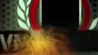 Sara Jay Rams Huge Dark Dildo Deep in Wet Pussy While Squeezing Massive Tits