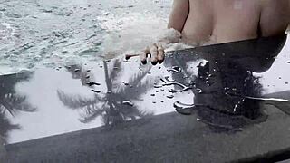 hey iranian babe, finger that juicy pussy in the sauna?