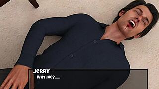 Stepdaughter's big tits tempt you in this handjob and pussy fuck walkthrough