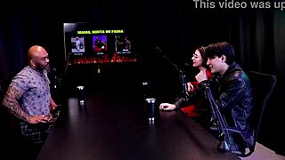 whoa, she flashes lingerie then sits on tits and grinds - yastrixx sheer red watch!