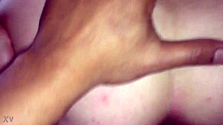 POV Creampie Fills Young Blonde Shaved Pussy