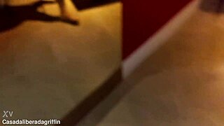 She ties her husband's friend to the chair and rides his cock hard - liberated wife griffin