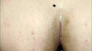 Sexy latina with huge tits small waist slaps yoga ass in bedroom anal toy play