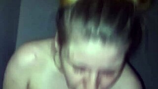 my best wifey slurps deep on my monster cock girlfriend style homemade blowjob heaven