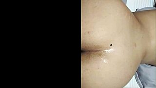 Sexy latina with huge tits small waist slaps yoga ass in bedroom anal toy play