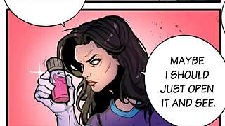 female bodybuilder muscles grow in sexy comics