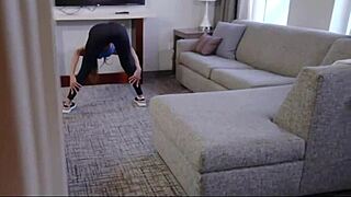 abby lee brazil yoga mom doggystyle pussy pounding