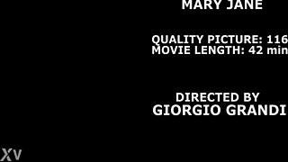 mary jane takes three bbc balls deep in gaping anal dap before creampie swallow