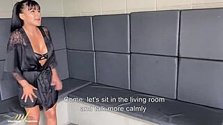 Monique fuentes tries first lesbian lick with mariana martix