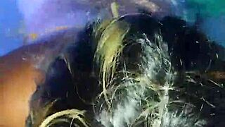 mexican whore sucks cock poolside ignoring nosy neighbors