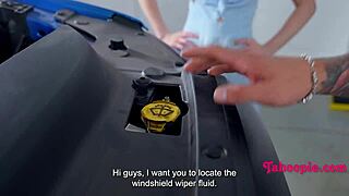 hey stepdaddy the mechanic shows me checking that dipstick right