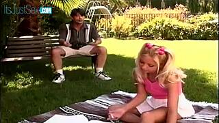 Holy Fuck! Blonde Teen Slams Huge Cock in Park