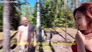 whoa, redhead angie elif's ass gets totally destroyed outdoors publicly 😱🔥