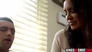 your stepmom hates your jerking so she fucks you instead