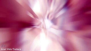 mary jane takes three bbc balls deep in gaping anal dap before creampie swallow