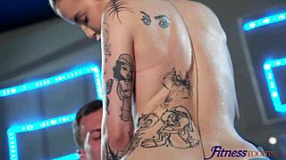 eden ivy folds flexible body for huge cock anal gym workout