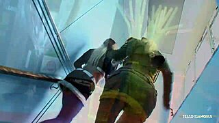 Two blondes share fat cock riding cowgirl cumshots