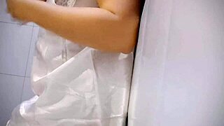 chubby latina milf plays huge tits till pussy drips wet