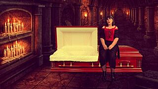 i can't resist granny vampyra's deepthroat vampire cock sucking skills