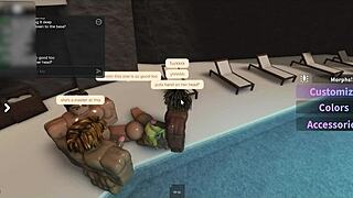 Latina Tanning Poolside Swallows Three Monster Cocks Deepthroat!