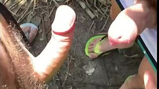 WATCH THIS MUSCULAR BRAZILIAN BODYBUILDER HUMILIATE SLAVE WITH HUGE COCK IN BDSM CASTING!