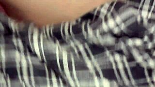 petite stepsis moans as big bro unloads creampie deep in her tight ass close-up