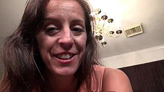 busty mature tricia teases her pussy in nylons so yummy 😍💦 she rubs till she cums hard!