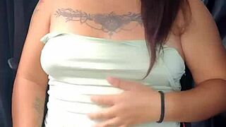 Hey check me flashing panties and tits on highway drive