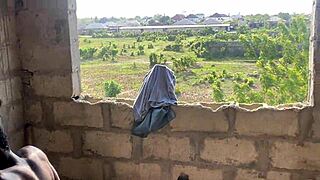 I fucked the engineer quick and rough right at the site