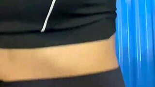 Bathroom Hottie Works Out Hard Then Licks Juicy Pussy to Creampie Orgasm