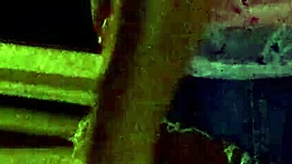 Shiny pantyhose under hotpants