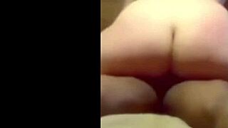 omg hottie rubs her swollen pussy then rides that huge cock rough... so wet!