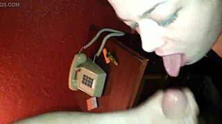 WHAT A COCK HUNGRY WHORE SPITTING CUM AFTER CHEATING FACIAL BLAST!