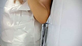 chubby latina milf plays huge tits till pussy drips wet