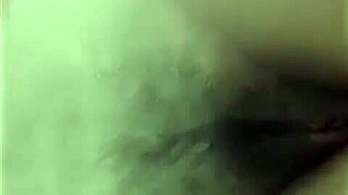 curious teen hairy big tits ass emerges from bath dripping wet