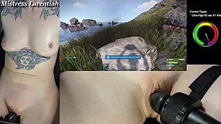 hey larentiah, your goth gamer pussy looks so shaved on stream, wanna play naked?