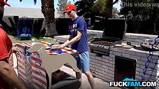 stepmom passes out watching stepdaughter fuck her husband and stepson wildly