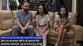 hey angel santana time for your shaved pussy checkup