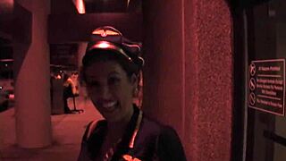 😈 milf stewardess stockings ripped by massive black cock wrecking her big tits! 🔥