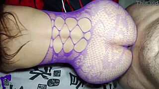 Amateur Curvy Latina MILF Wife Gives Sloppy Blowjob Doggystyle Creampie POV