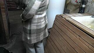 big ass french milf whore anal fucked in abandoned building