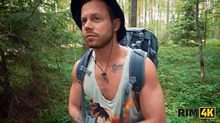 Two Shy Russian Teens Share Anal Rimjobs at Outdoor Camp