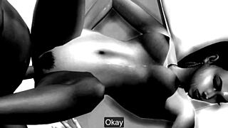 Horny Indian stepdaughter sucks daddy's cock naked in his room to cheer him up