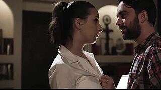 step-daddy's rough cock wrecks ashley adams' tight teen holes cowgirl anal doggystyle! you craving this taboo ride?